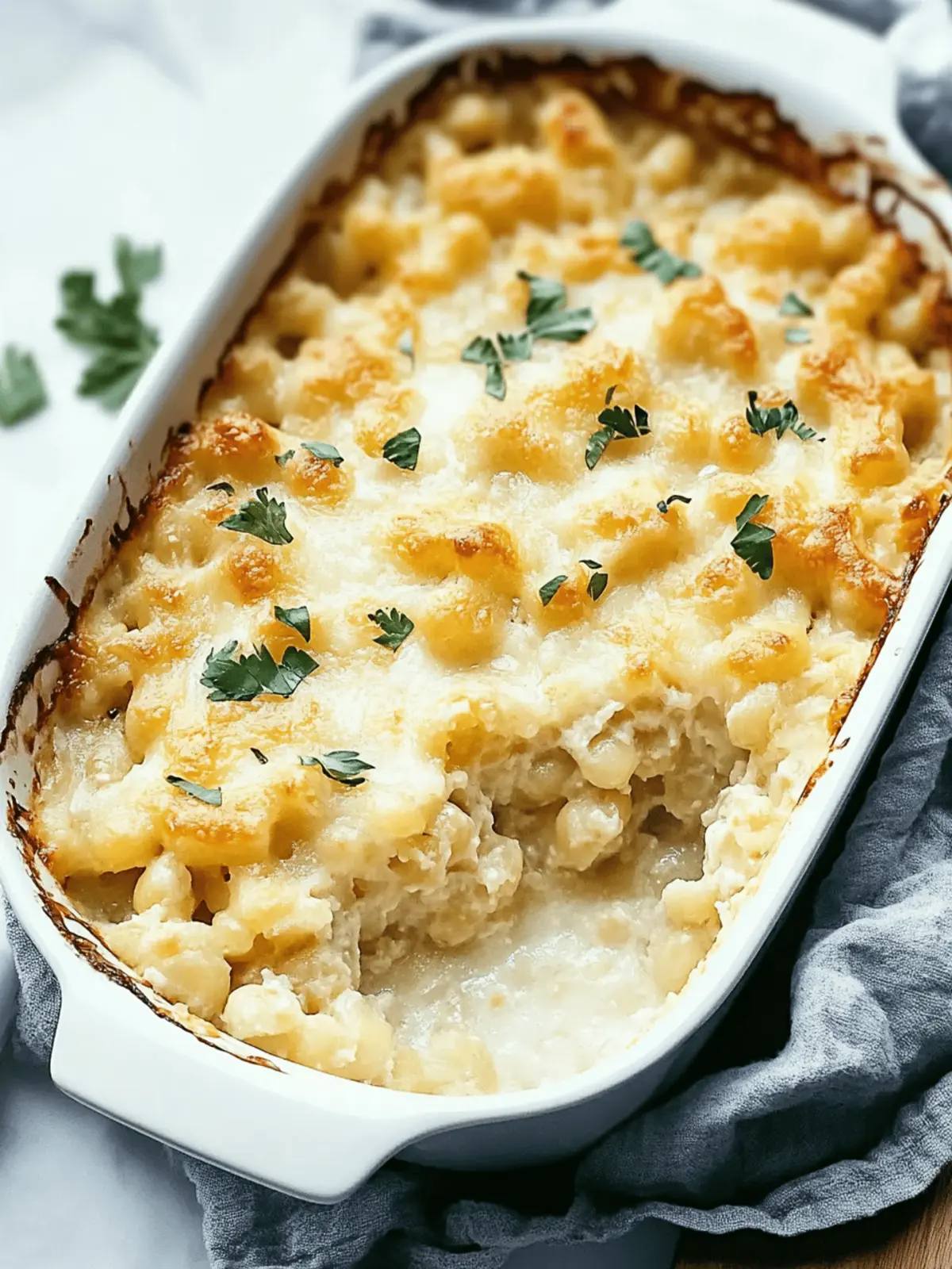 Cheesy & Creamy Hominy Casserole: Comfort Food Side Dish
